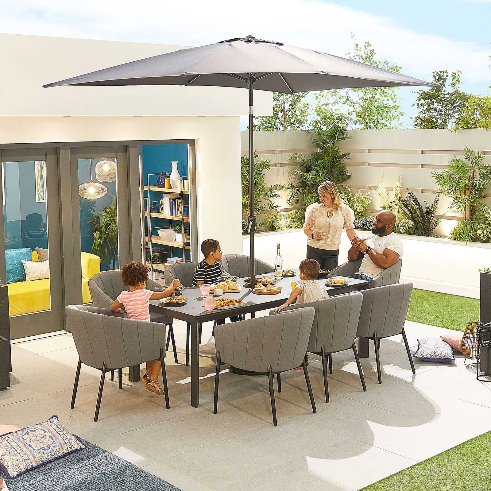 Nova Edge Sunbrella All Weather Fabric Patio Garden Furniture