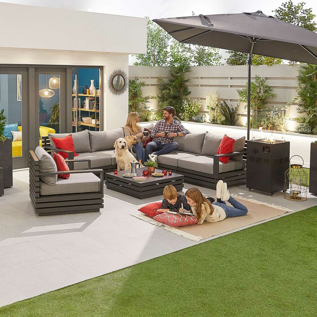 Nova San Marino Corner Sofa Garden Furniture Set