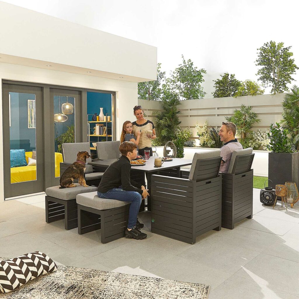 Aluminium Garden Furniture Cube Garden Furniture