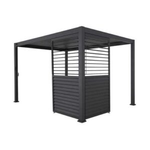 Titan 1.2m Aluminium Side Wall with Adjustable Open/Close Louvres
