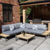 Aluminium and Teak Garden Furniture